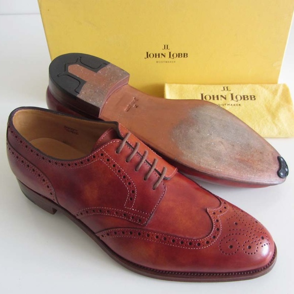 JOHN LOBB Darby museum calf shoes 9 E 10 US $1500